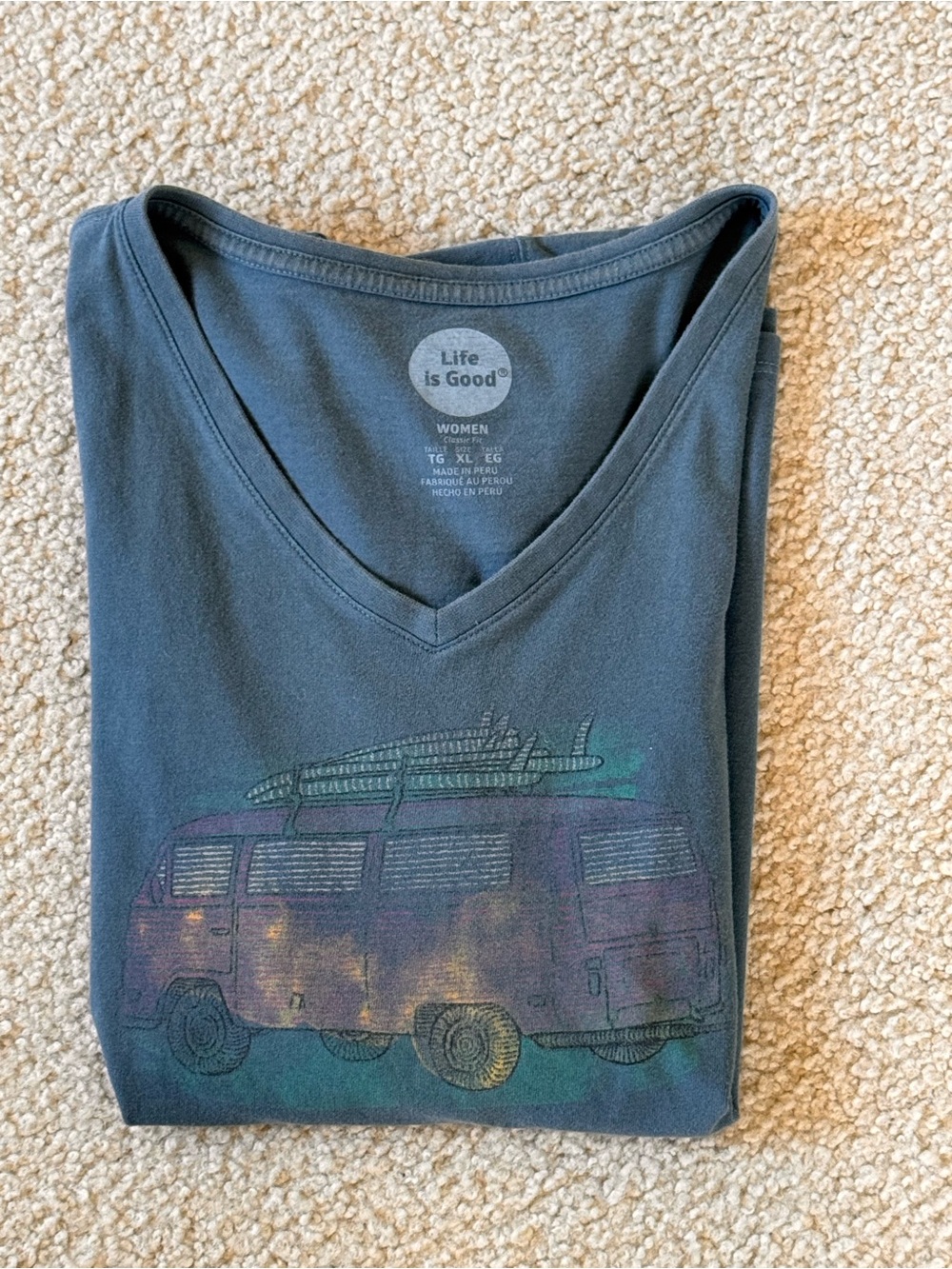 Life Is Good Surfer Van Tee XL